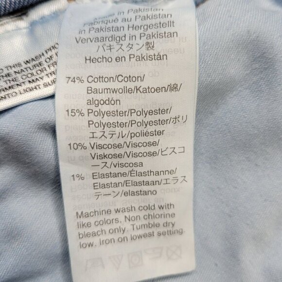 Madewell Button Fly Jeans Size 32 36X27 High Rise Skinny Raw Frayed Hem M2236 - Picture 8 of 15